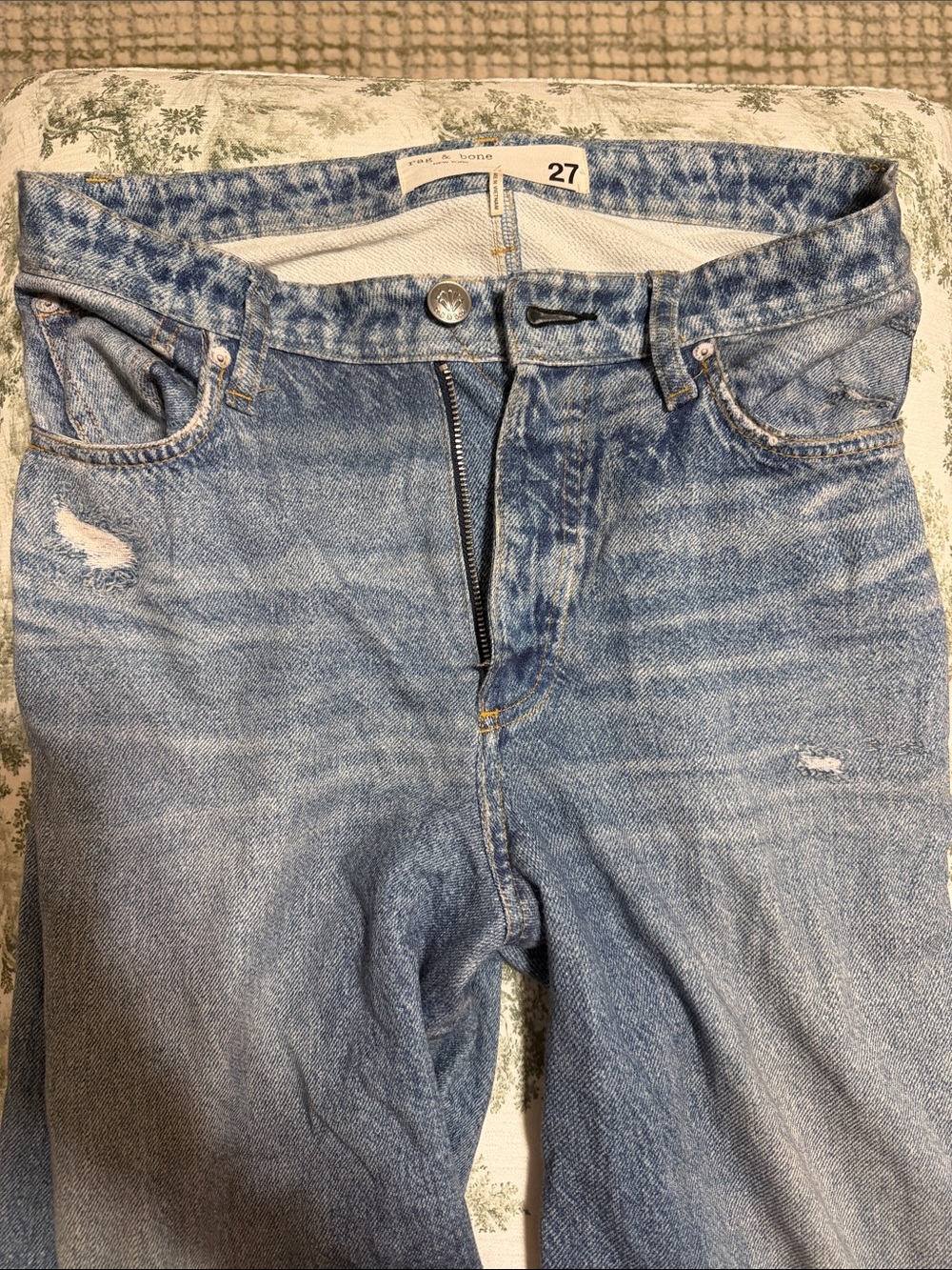 Rag and Bone Zip up Miramar Sweatpants Jeans